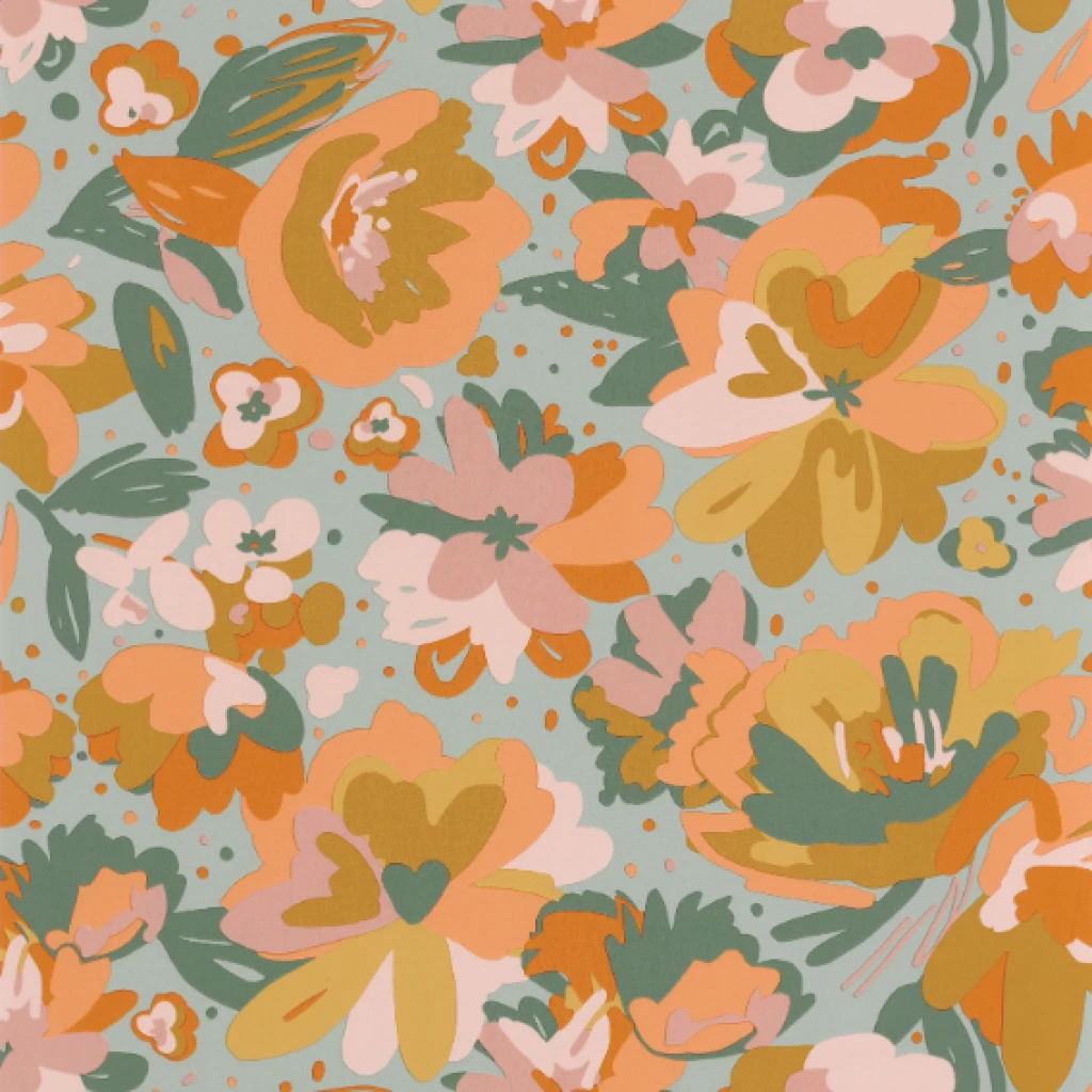 Imagen de PAPEL CASELIO FLOWER POWER