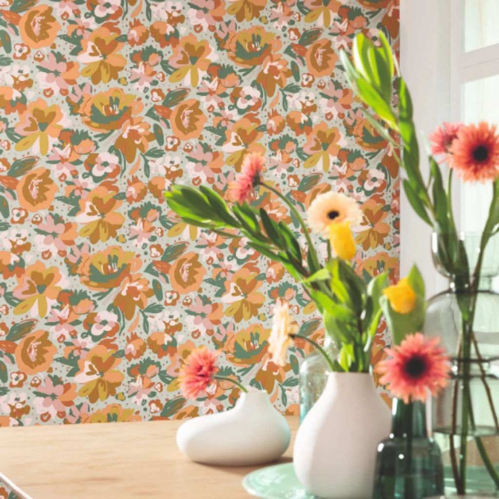 Imagen de PAPEL CASELIO FLOWER POWER