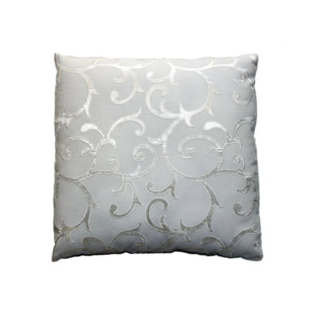 Imagen de ALMOHADON LINO BLANCO ARABESCO 65x65