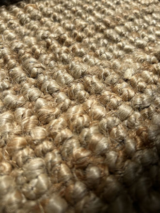 alfombra natural de yute artesanal