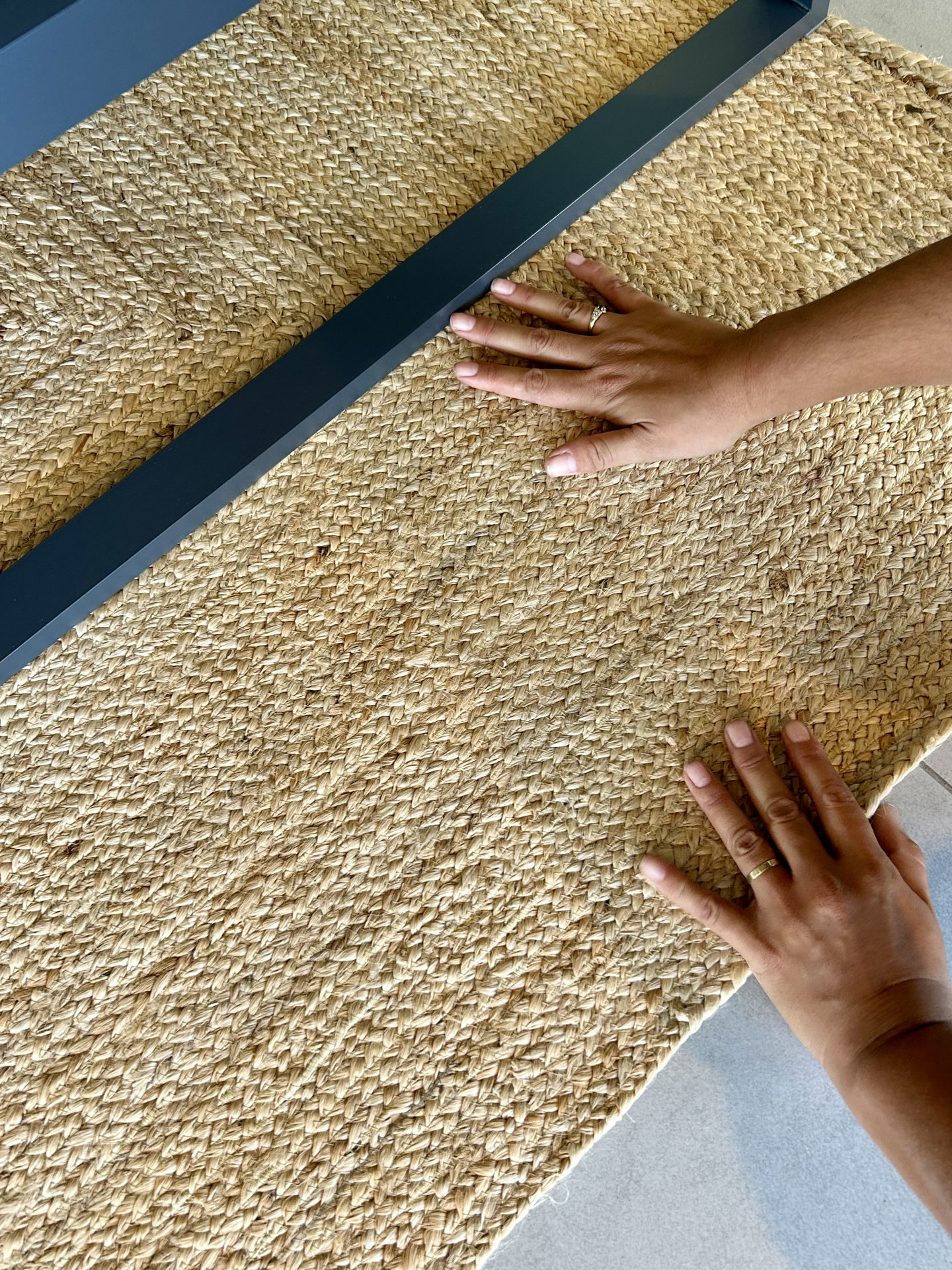 Alfombra tejida a mano