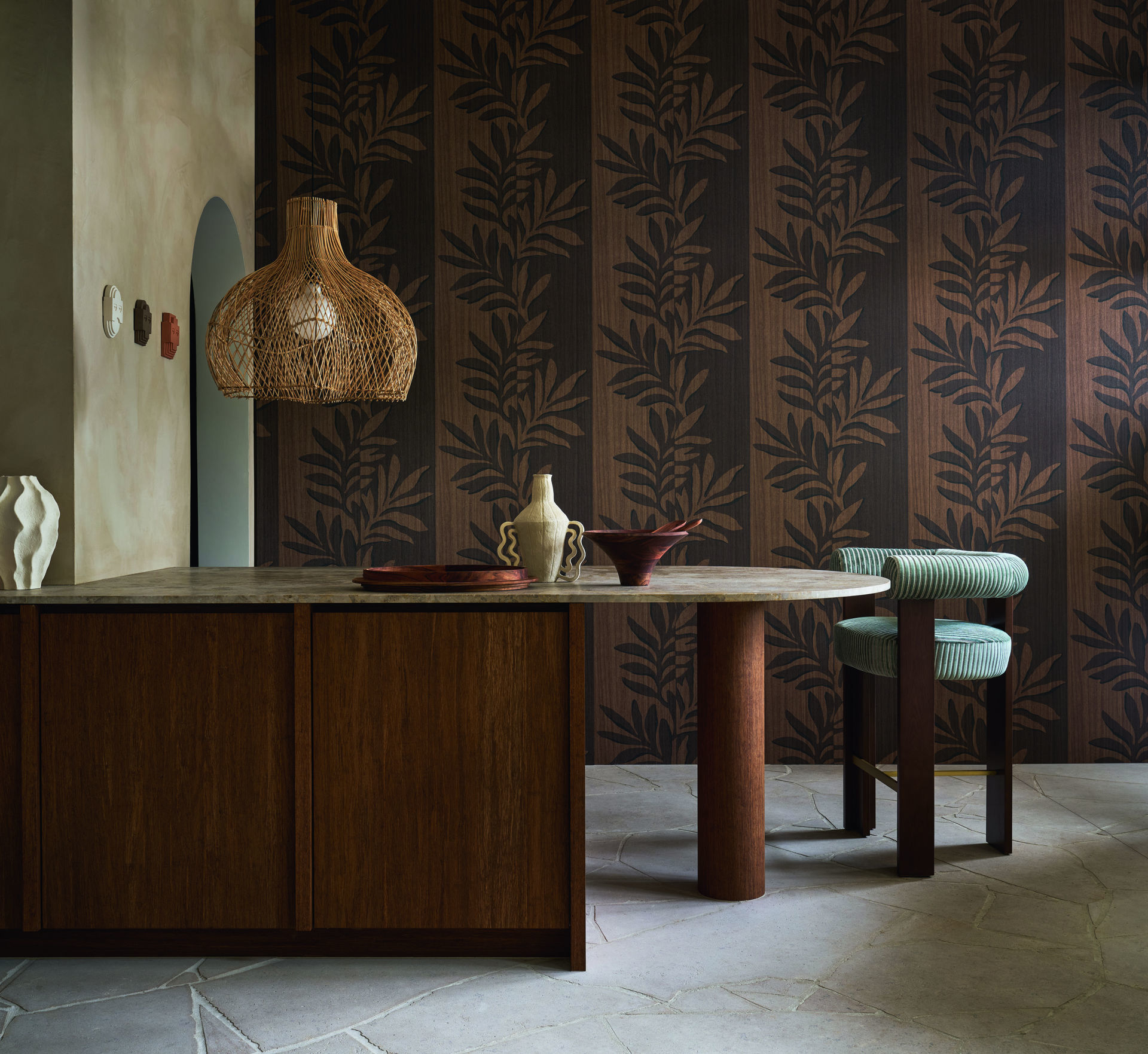colección papel casamance lanzea 75601120
